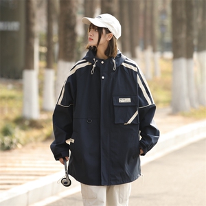 春季新款现货中性风三防冲锋衣宽松夹克男外套DSA157B-JK177-P85图片