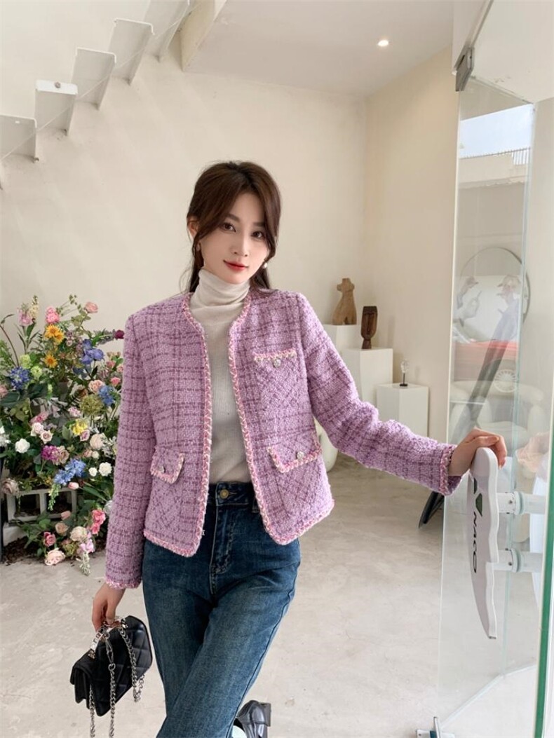 韩版甜美淑女气质高雅外套，其它，荷塘月色