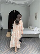 YCJ桑花邹两件套连衣裙，女装连衣裙，YCJ