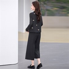 2026春季新款简约时尚休闲三件套，女装套装/套裙，美沁