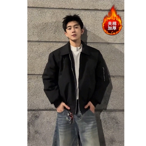 夹克棉服短款冬季保暖御寒夹棉加厚休闲外套男 5D1180-TP5598图片
