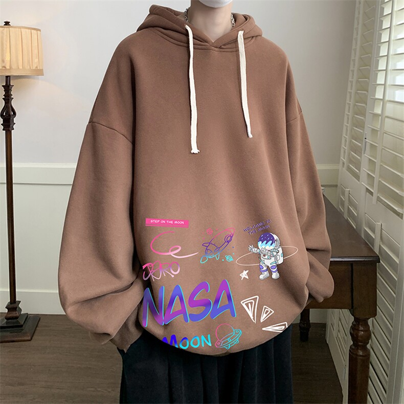 连帽卫衣男大码运动服帽衫外套WY2186-P35加绒款-P40,男装卫衣,电商A040