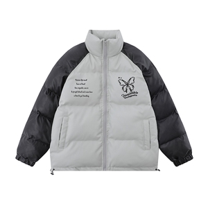 白底 新款冬季时尚百搭立领PU皮棉服外套MY65203P125控168图片