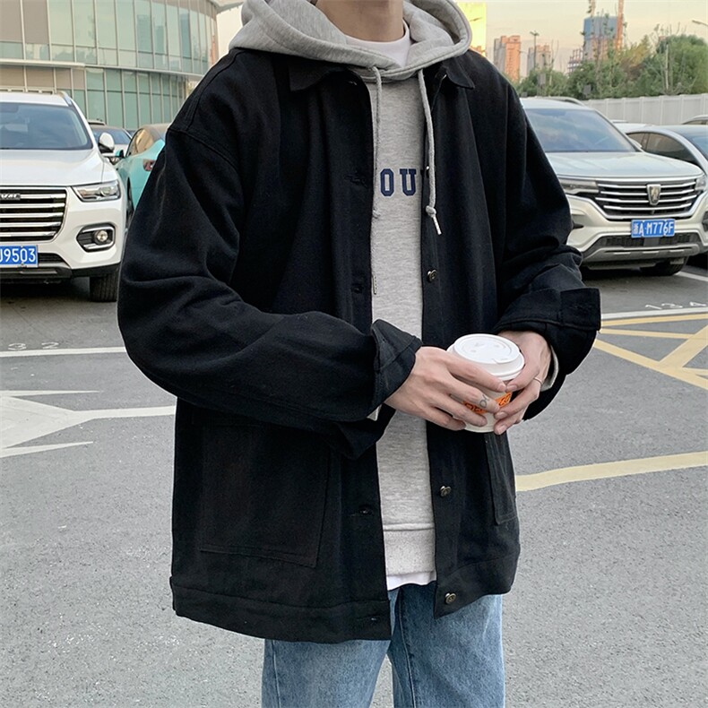 夹克男春季复古工装休闲外套宽松韩版潮流港风帅气上衣JK460-p65,男装夹克,星座1008