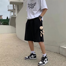 2024新款美式潮流短裤男夏季宽松复古五分休闲裤现货K7722-P26，男装牛仔裤，星座512-3