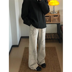 好穿好看的设计感牛仔裤，XZ1005-1--TTH0023-P55控78，男装牛仔裤，星座1005-1