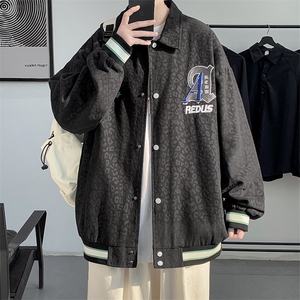 2023秋装新品韩版刺绣设计夹克中性男女百搭棒球服外套 8007-P85图片
