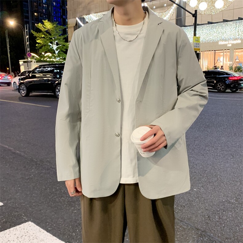 春季新款商务风西装外套男休闲西服男士西服JK02629-P83,男装西服套装,星座308B-2