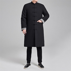 2025冬季唐装风棉衣加厚中长款男中式保暖立领棉服8690-P180，男装棉衣，星座1105-3
