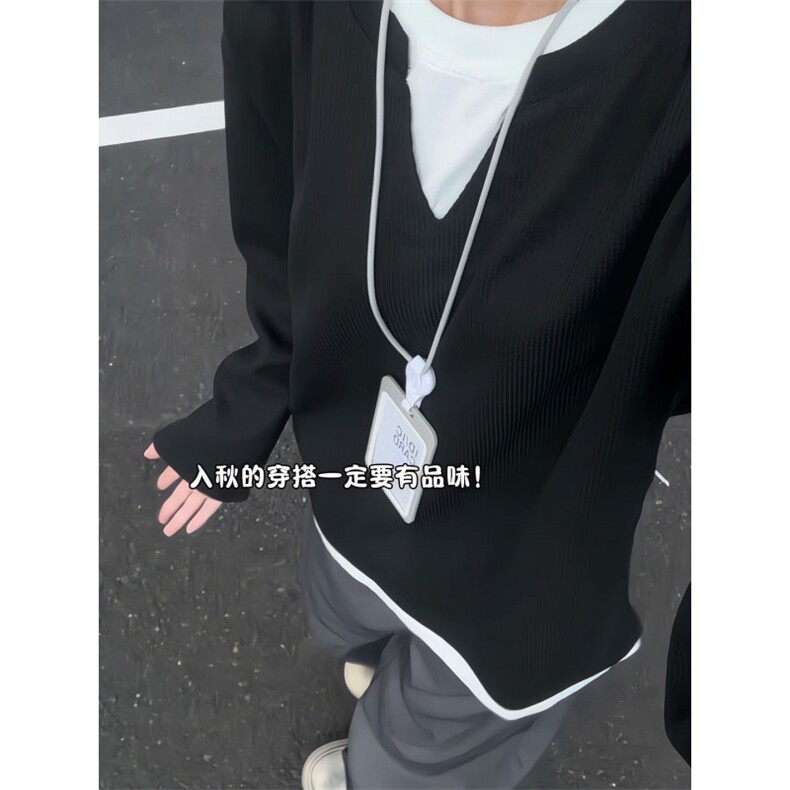 XZ809A/XS16/特P24/控48华夫格家俩件亨利领长T卫衣打底衫,男装T恤,星座809A(原222-1)
