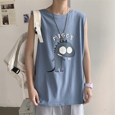 ！2023夏季新款百搭男士棉背心学生坎肩百搭潮流汗背心X02P20，男装背心/马甲，电商B220