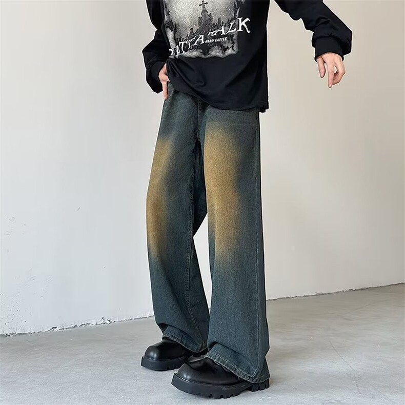 美式牛仔裤男款秋季长裤潮N2316P45,男装牛仔裤,星座1116-2