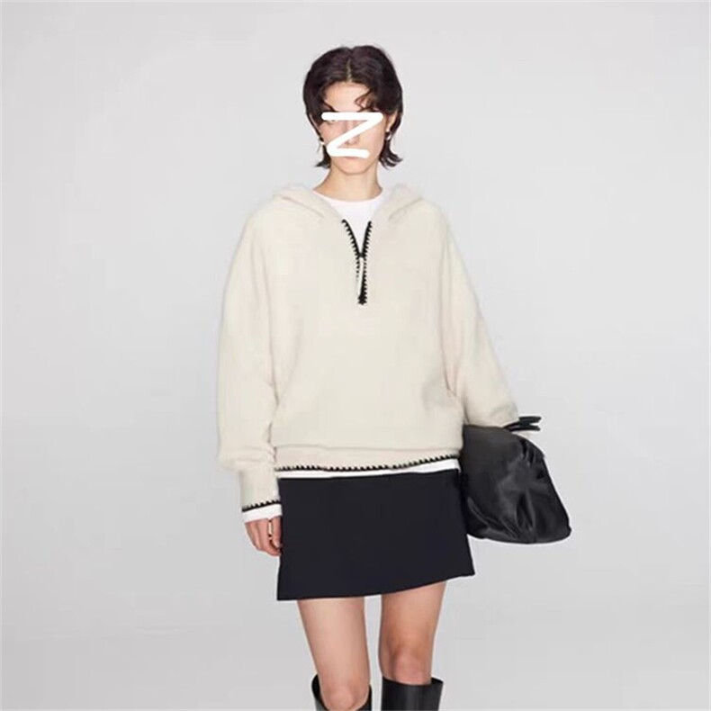 2025年秋季套头通勤单件休闲百搭女士羊毛衫,女装羊毛衫,硕彦羊绒