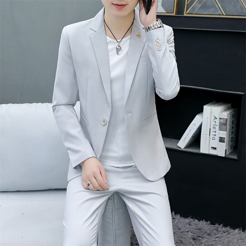 507A-T916-P1252025春夏男士西服西裤两件套装职业装,男装西服,星座507A（原星座306B-2）