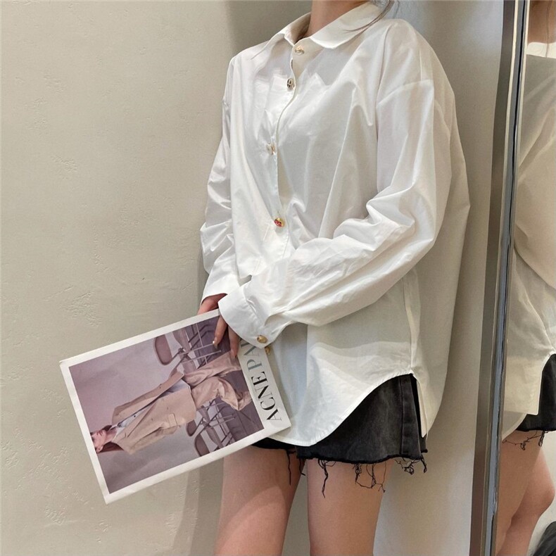 【现货】后绑带衬衫，女装衬衫，欧洛佛