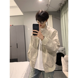 高品质 设计感pu皮结构夹克外套男 CP96-特p75图片