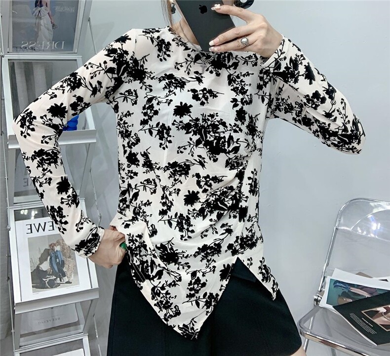 新款植绒烧花不规则打底，其它，帝瀛 DY