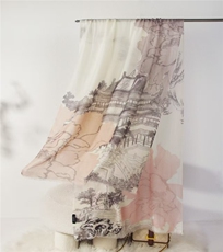 2025年秋季时尚百搭通勤简约休闲围巾，围巾，清联羊绒