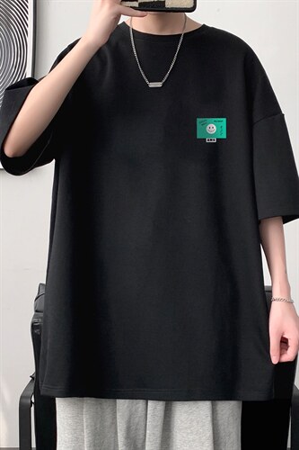 DX17264-P20 纯棉短袖t恤男大码半袖打底衫宽松体恤衫 大皂风图片