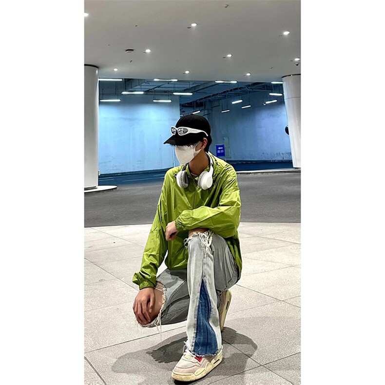 美式高街ins小众破洞牛仔裤货号K751P60图片