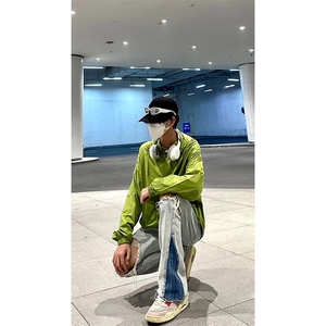 美式高街ins小众破洞牛仔裤货号K751P60图片