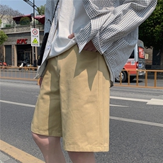 K939/P25新夏季港风潮男士宽松五分裤子韩版沙滩纯色休闲大码短裤，男装牛仔裤，电商A141