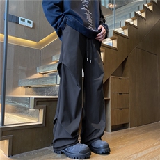 2026秋季新款潮流户外褶皱垂感宽松冲锋裤B315-K24271-特p30控58，男装休闲裤，电商B315
