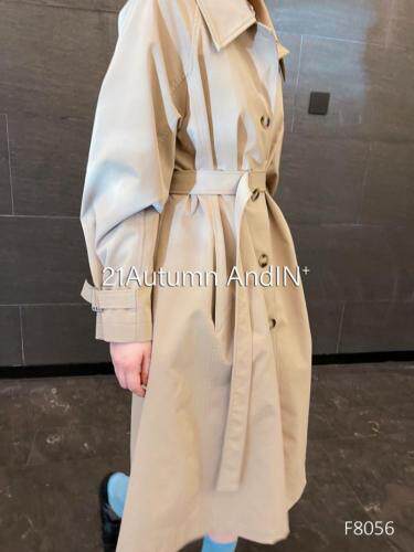 2021秋季新款风衣外套，女装风衣，AND IN+