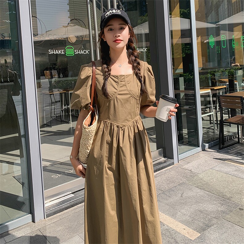 【新款有现货】2023年夏季长款连衣裙82363-P115-K165,女装连衣裙,一九零
