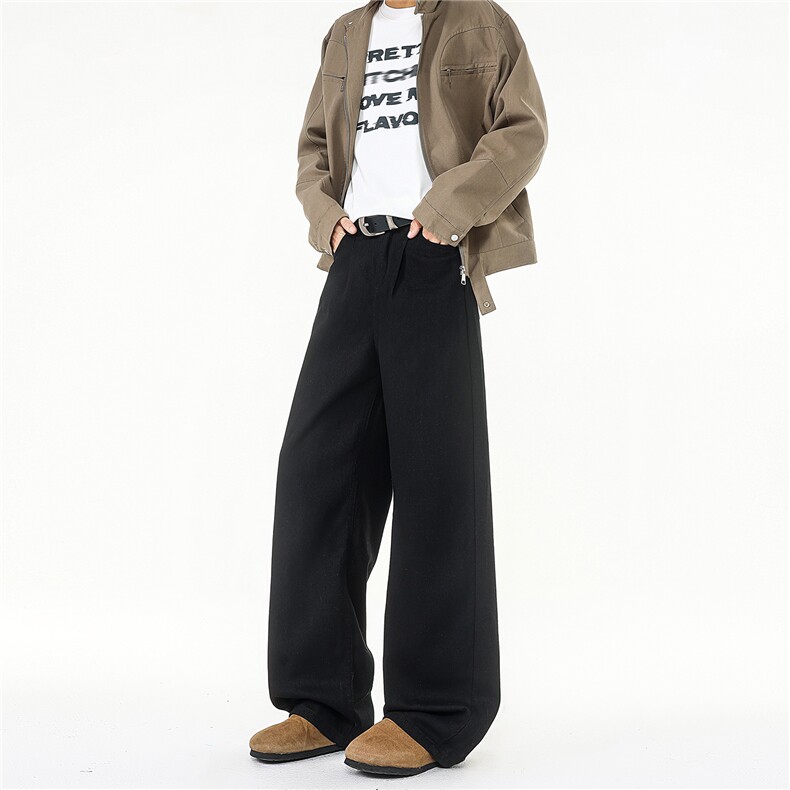 加长版裤子男高个子阔腿直筒牛仔裤190cm115休闲百搭长裤KZ079P48,男装牛仔裤,电商B312