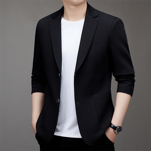 新款春秋帅气休闲韩版时尚潮流修身男士小西服外套2377-P90图片