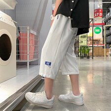 ！2023夏季男士七分裤潮流短裤宽松运动7分裤六分裤DK02P40，男装休闲裤，电商B220