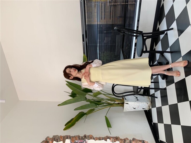 夏季新款拼接韩版修身连衣裙，女装连衣裙，蜜雪·薇琪