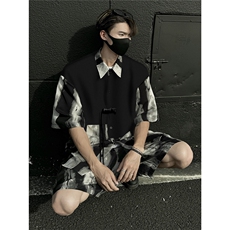 1新中式套装TZ77797特P51衬衫CS77798特P33DK77055特P18大码M-5XL，男装衬衫，星座226-2