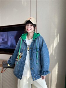 牛仔外套图片
