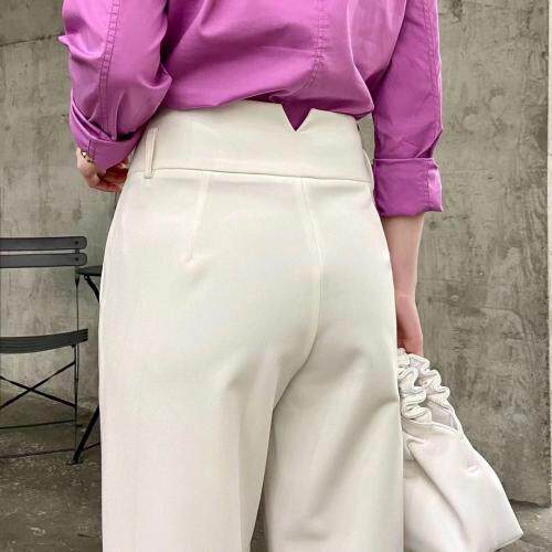 时尚女裤面料透气百搭款，女装，六月