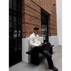 半拉链红边立领针织衫毛衣男秋冬痞帅修身打底衫614MYY-P62，男装T恤，星座208-5