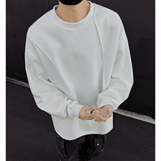 2025新款圆领宽松美式潮牌百搭卫衣YY6876-P48，男装卫衣，电商C216