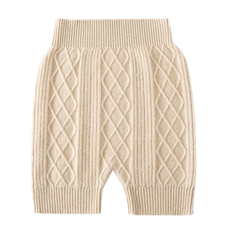 2024年秋季百搭直筒型时尚气质纯色暖宫短裤，女装短裤/热裤，戎咖羊绒