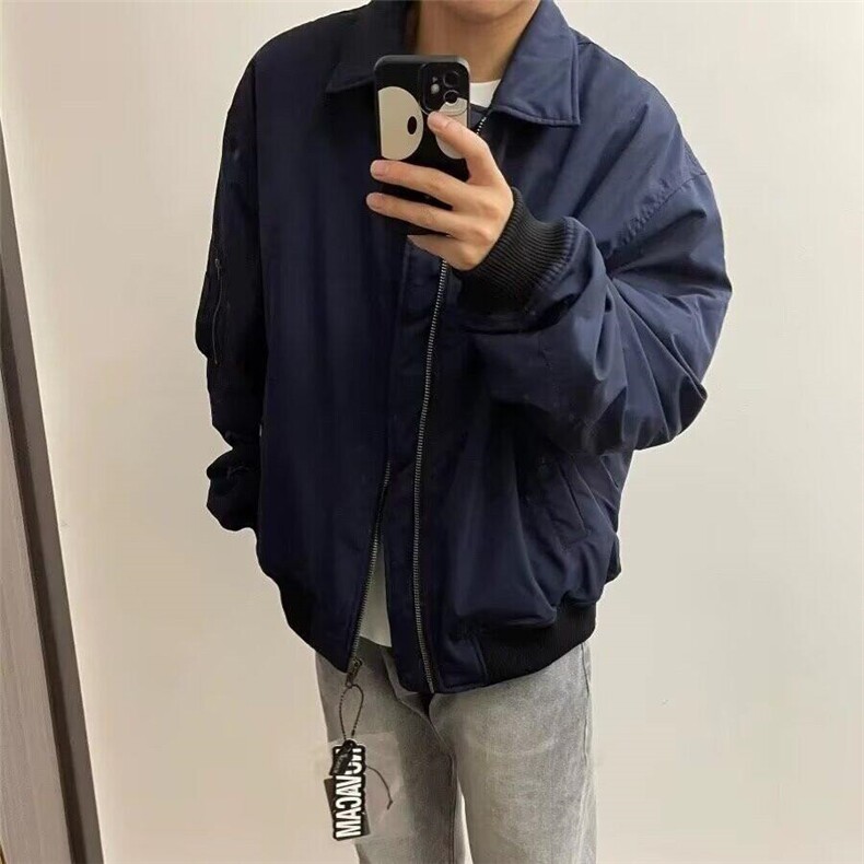 现货美式复古bomber飞行员夹克男女春季cleanfit外套RS0900-p58,男装夹克,星座1008