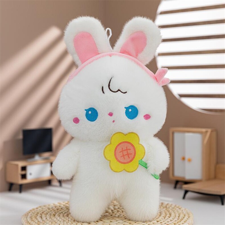 欧貂采花小兔（百个起售），童话毛绒