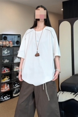 重磅凉感索罗娜短袖t恤男女cp196-特p40，男装T恤，电商B371