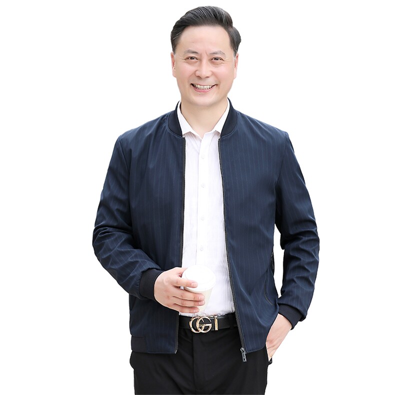 NN9935钱塘2020-3中年男士春秋薄款商务休闲百搭夹克外套P57,男装夹克,钱塘207-3
