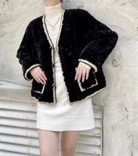 冬季新款洋气百搭显瘦颗粒绒外套，其它，QIANCHEN 谦晨