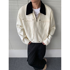 J50-P95牛仔外套男女春秋冬美式复古设计感宽松高级感休闲工装，男装工装外套，电商B323A