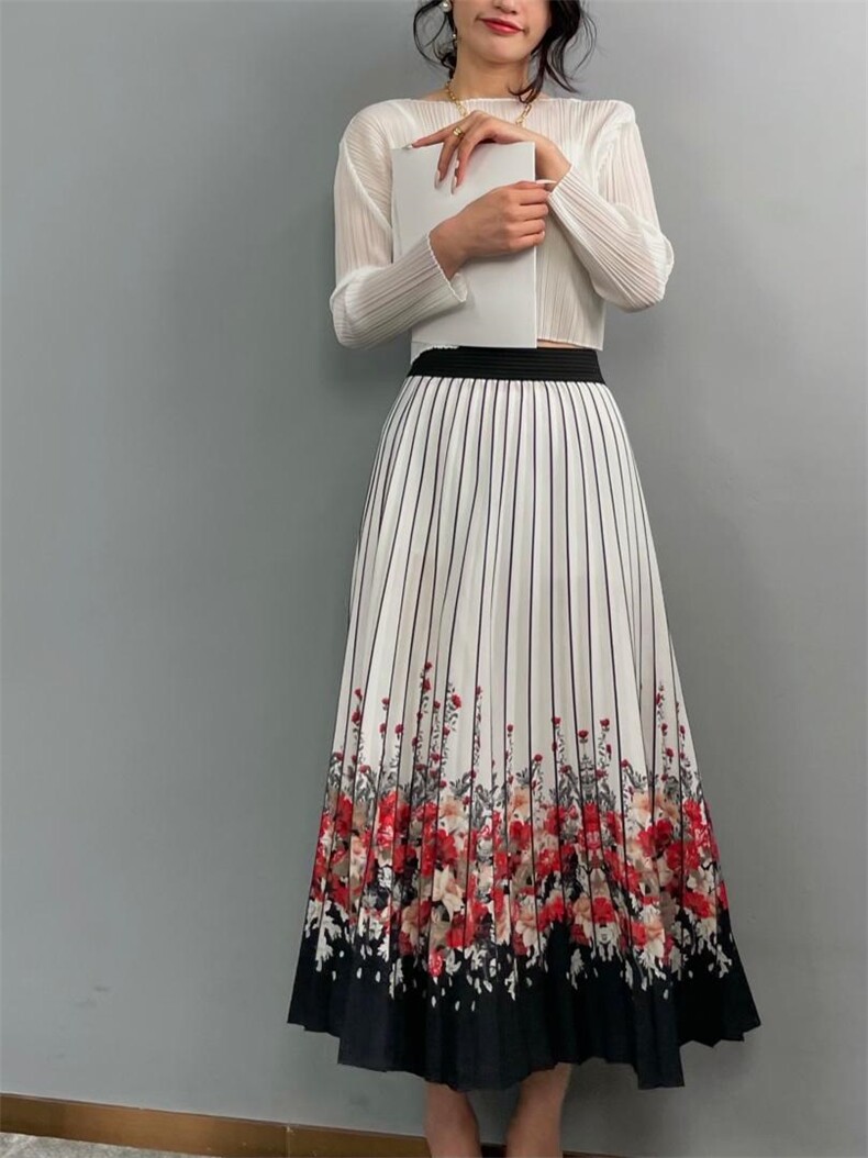 波西米亚风半裙，女装半身裙，胤后