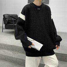 针织衫男2024新款打底内搭白色毛衣外套慵懒风线衣高级感M267/P54，男装T恤，星座506