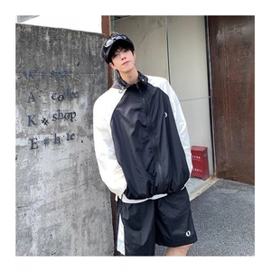 夏季薄款防晒衣五分短裤两件套装青少年户外休闲运动服TZ111p55图片