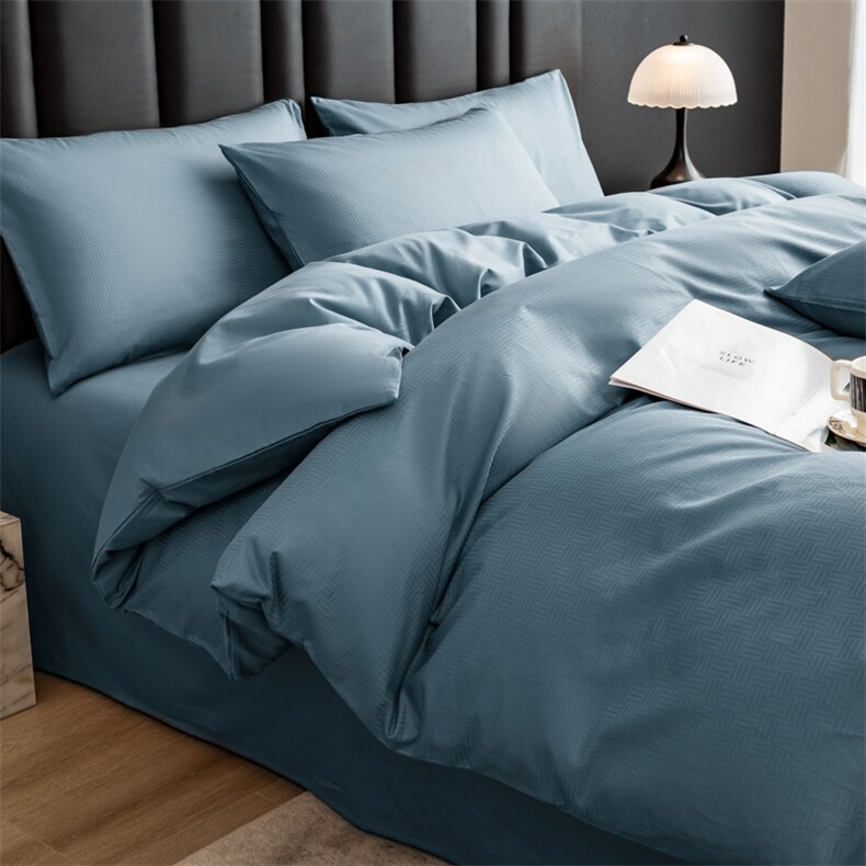 新款60支全棉贡缎提花四件套，床品套件，一起卖家纺