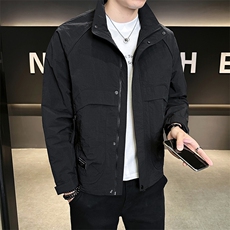 店主风2025年秋季新款潮牌外套立领帅气男夹克JK9211-P93，男装夹克，电商D240-242